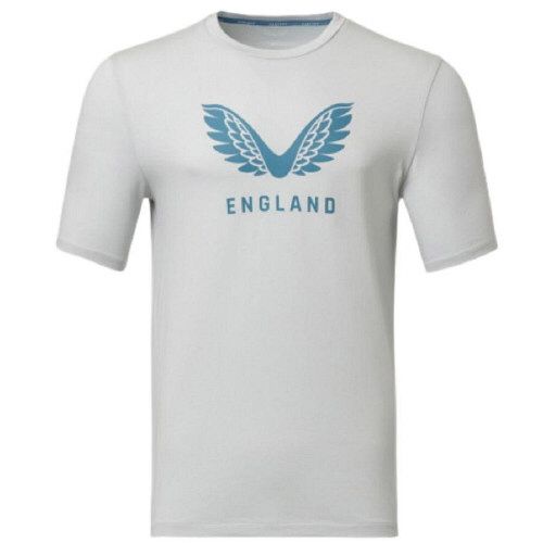 2022 England Castore Grey Cotton Tee Adult