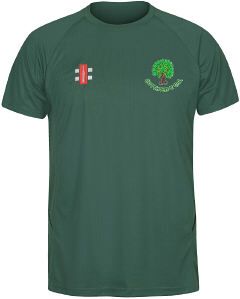 Cutthorpe CC GN Green Matrix TShirt  Snr