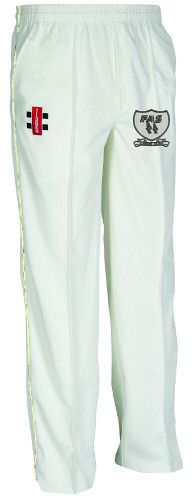 FAS Cricket Club GN Matrix Ivory Trousers  Snr