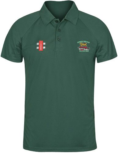 Springview CC GN Green Matrix Polo Shirt  Jnr