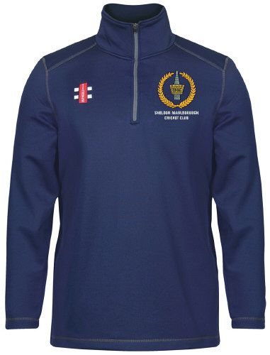 Sheldon Marlborough CC GN Navy Storm Fleece  Snr