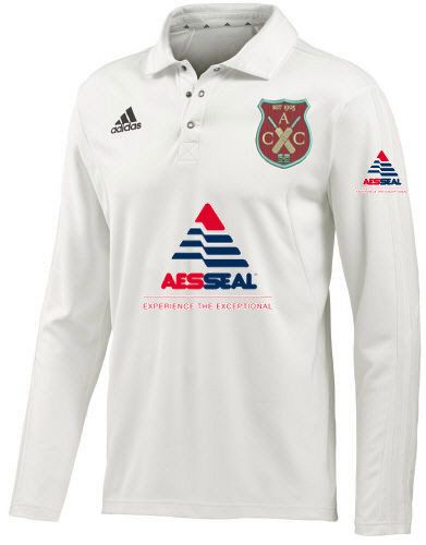 Apperknowle Cricket Club adidas L/S Cricket Playing Shirt Snr