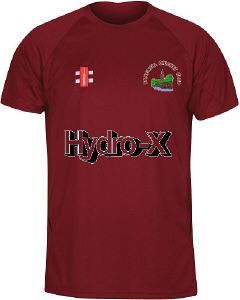 Bakewell Cricket Club GN Maroon Matrix TShirt  Snr