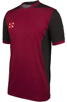 GN Pro Performance T20 Cricket Shirt Maroon Snr