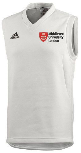 Middlesex University Cricket Club adidas Cricket Sleeveless Slipover Snr