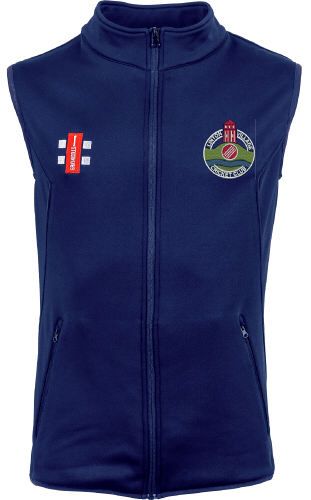 Linton Village Cricket Club GN Navy Fleece Bodywarmer  Snr