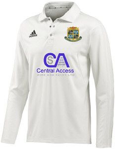Willey Wanderers Cricket Club adidas L/S Cricket Playing Shirt Snr