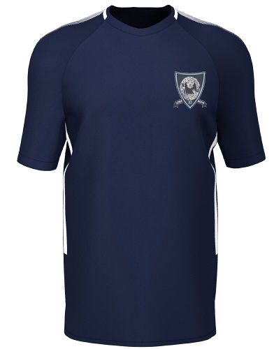 Lost Boys CC Chadwick Edge Pro Tech Tee Navy/White Snr