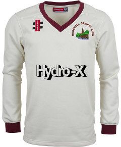 Bakewell Cricket Club GN Pro Performance Maroon L/S Trim Sweater Jnr
