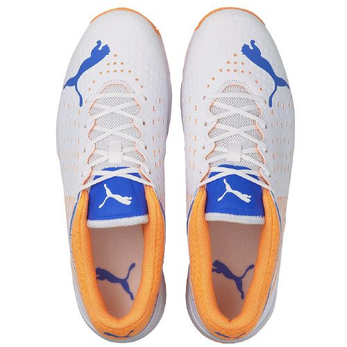 Puma 22.1 Cricket Spike Shoes 2022 White / Neon