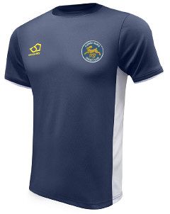 Flemish Giants CC Masuri Cricket Training Shirt Navy/White  Snr