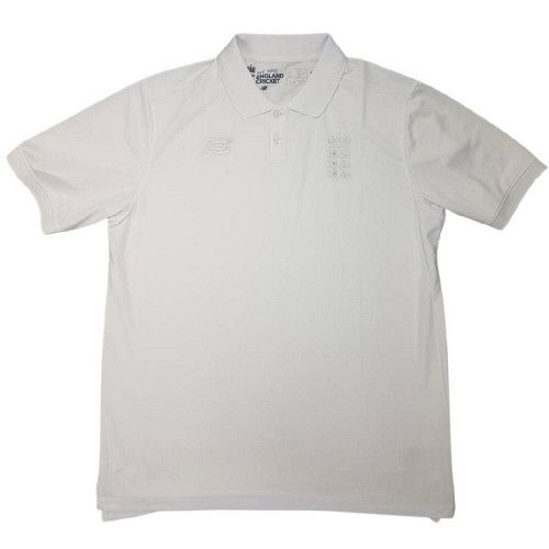 2020 England New Balance ECB Polo Shirt White Snr