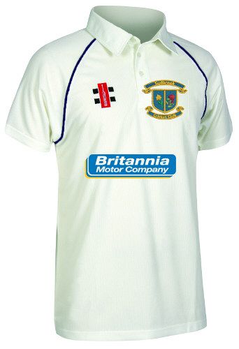 Sudbrook Cricket Club GN Matrix Navy Cricket Shirt S/S Jnr