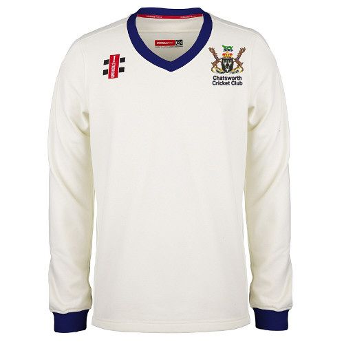 Chatworth CC GN Pro Performance Navy L/S Sweater Jnr