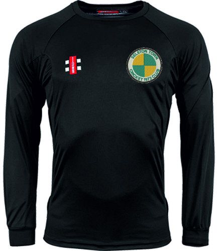 Selston CC GN Black Matrix LS Tee  Snr