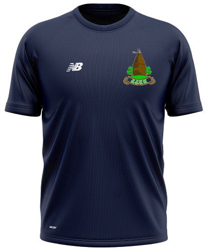 East Sutton Cricket Club New Balance Training Shirt Navy  Snr