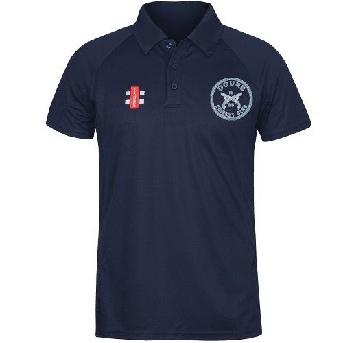 Doune CC GN Navy Matrix Polo Shirt  Jnr