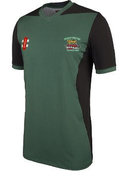 Springview CC GN Green Pro Performance T20 Cricket Shirt SS  Snr