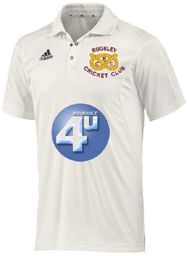 Rugeley Cricket Club adidas S/S Cricket Playing Shirt Jnr