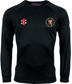 Malton & Old Malton CC GN Black Matrix LS Tee  Jnr
