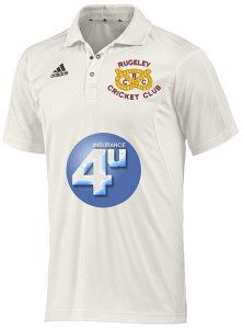 Rugeley Cricket Club adidas S/S Cricket Playing Shirt Jnr