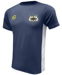 Rufforth Cricket Club Masuri Cricket Training Shirt Navy/White  Snr