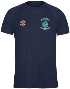 Horton Kirby Cricket Club GN Navy Matrix TShirt  Snr