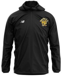 Quarndon Cricket Club New Balance Rain Jacket Black  Jnr