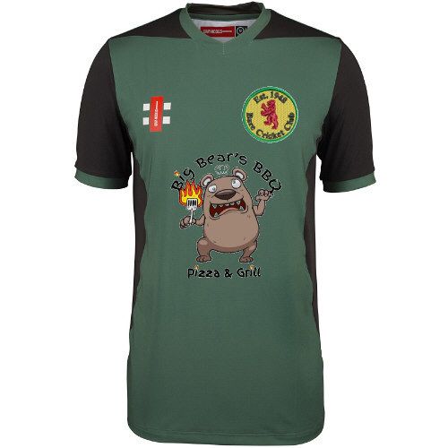 Bare CC GN Green Pro Performance T20 Cricket Shirt SS  Snr