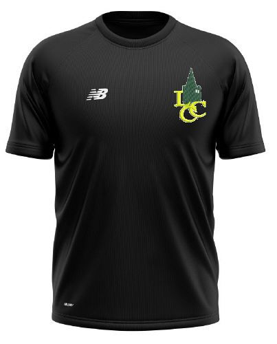 Lowdham Cricket Club New Balance Training Shirt Black  Snr