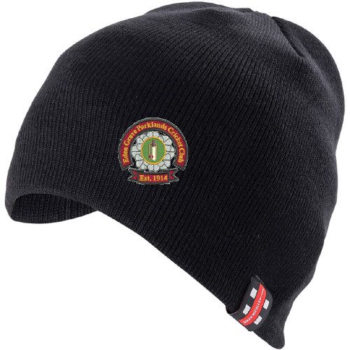 Eden Grove Parklands CC GrayNicolls Black Beanie