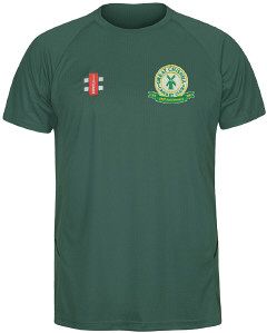 Great Chishill CC GN Green Matrix TShirt  Jnr