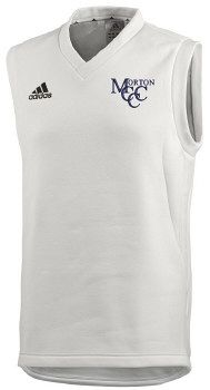 Morton Cricket Club adidas Cricket Sleeveless Slipover Snr