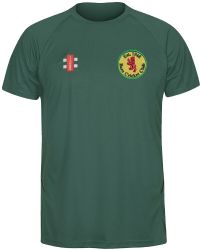 Bare Cricket Club GN Green Matrix SS TShirt  Snr
