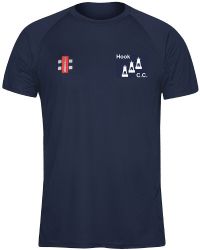 Hook Cricket Club GN Navy Matrix TShirt  Snr