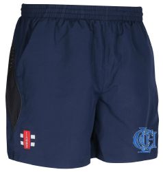 Little Hallingbury Cricket Club GN Navy Velocity Shorts  Jnr
