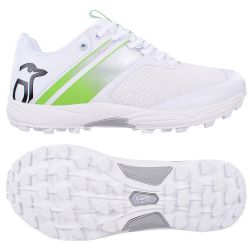 Kookaburra KC 3.0 White/Lime Rubber Cricket Shoes 2023 Jnr