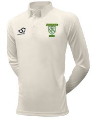 Glapwell CC Masuri Cricket Playing Shirt Plain L/S  Snr