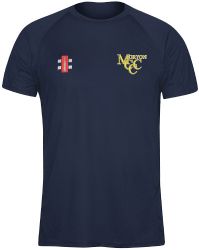 Morton Cricket Club GN Navy Matrix TShirt  Snr