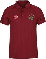 Bakewell Cricket Club GN Maroon Matrix Polo Shirt  Jnr