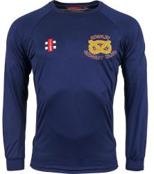 Rugeley Cricket Club GN Navy Matrix Long Sleeve Tee  Jnr