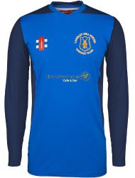 Langley Mill Cricket Club GN Pro Perf T20 L/S Shirt Navy  Snr