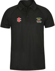 Springview CC GN Black Matrix Polo Shirt  Jnr