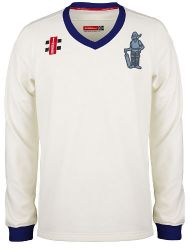 Pixie Cricket Club GN Pro Performance L/S Trim Sweater Jnr