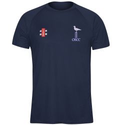 Old Seagullians CC GN Navy Matrix SS Tee  Jnr