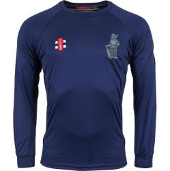 Pixie Cricket Club GN Navy Matrix LS Tee  Jnr