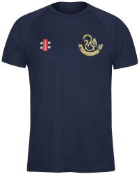 Attenborough Cricket Club GN Navy Matrix TShirt  Jnr