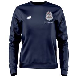 Yorkshire Umpires Premier League ACO New Balance Training Sweater Navy  Snr