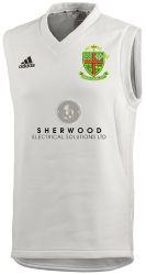 Worksop Cricket Club adidas Cricket Sleeveless Slipover Snr