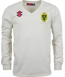 Eckington Cricket Club GN Pro Performance Plain L/S Trim Sweater Jnr